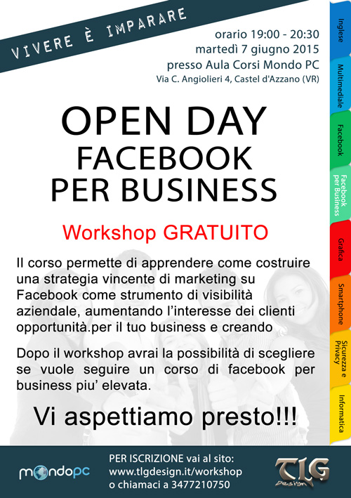 Facebook per business workshop